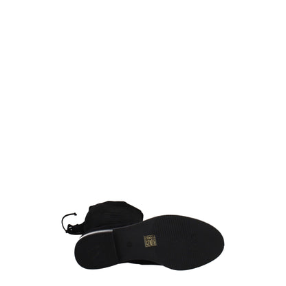 Stuart Weitzman Black Leather Over The Knee by Stuart Weitzman