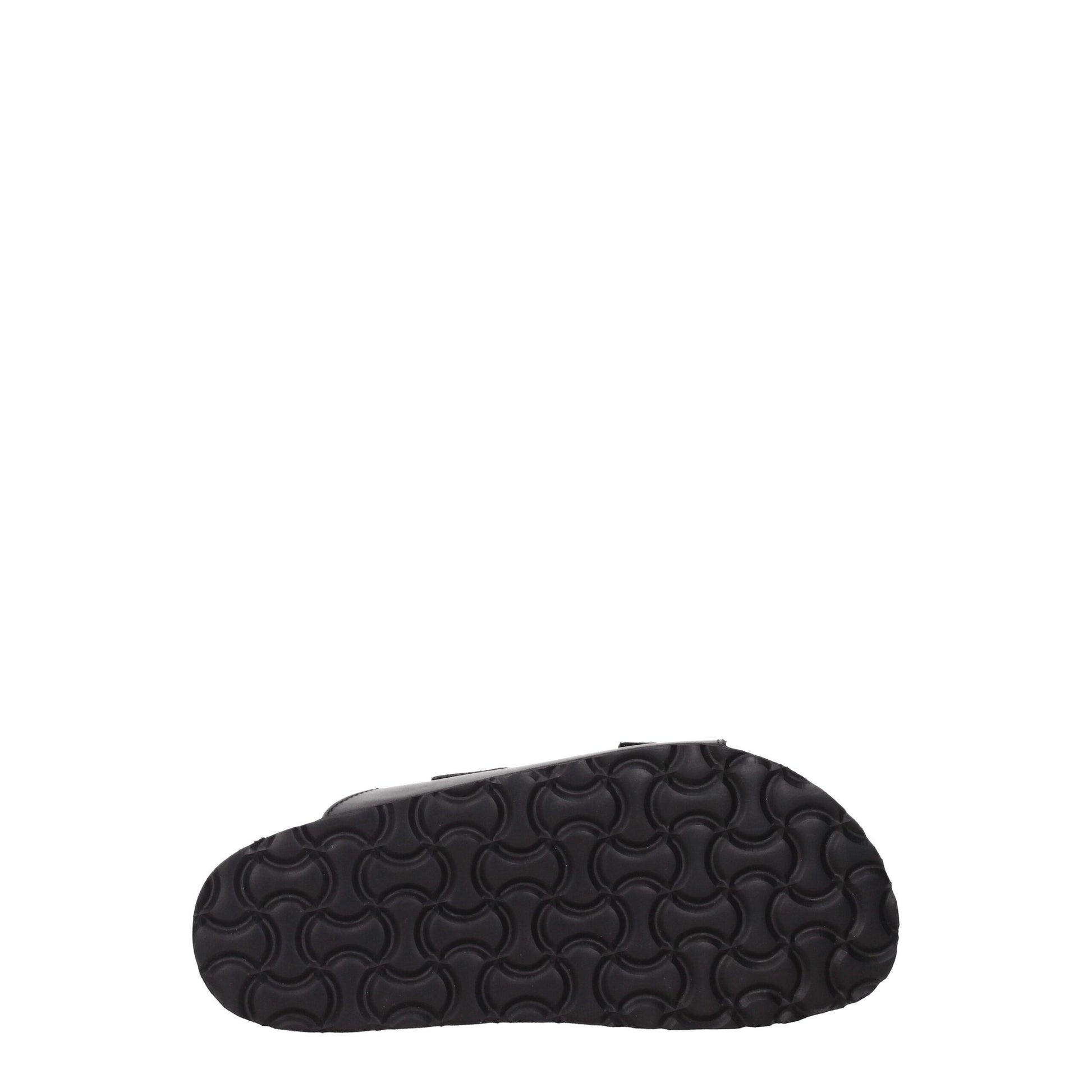 Palm Angels Black Leather Slippers Sandals by Palm Angels