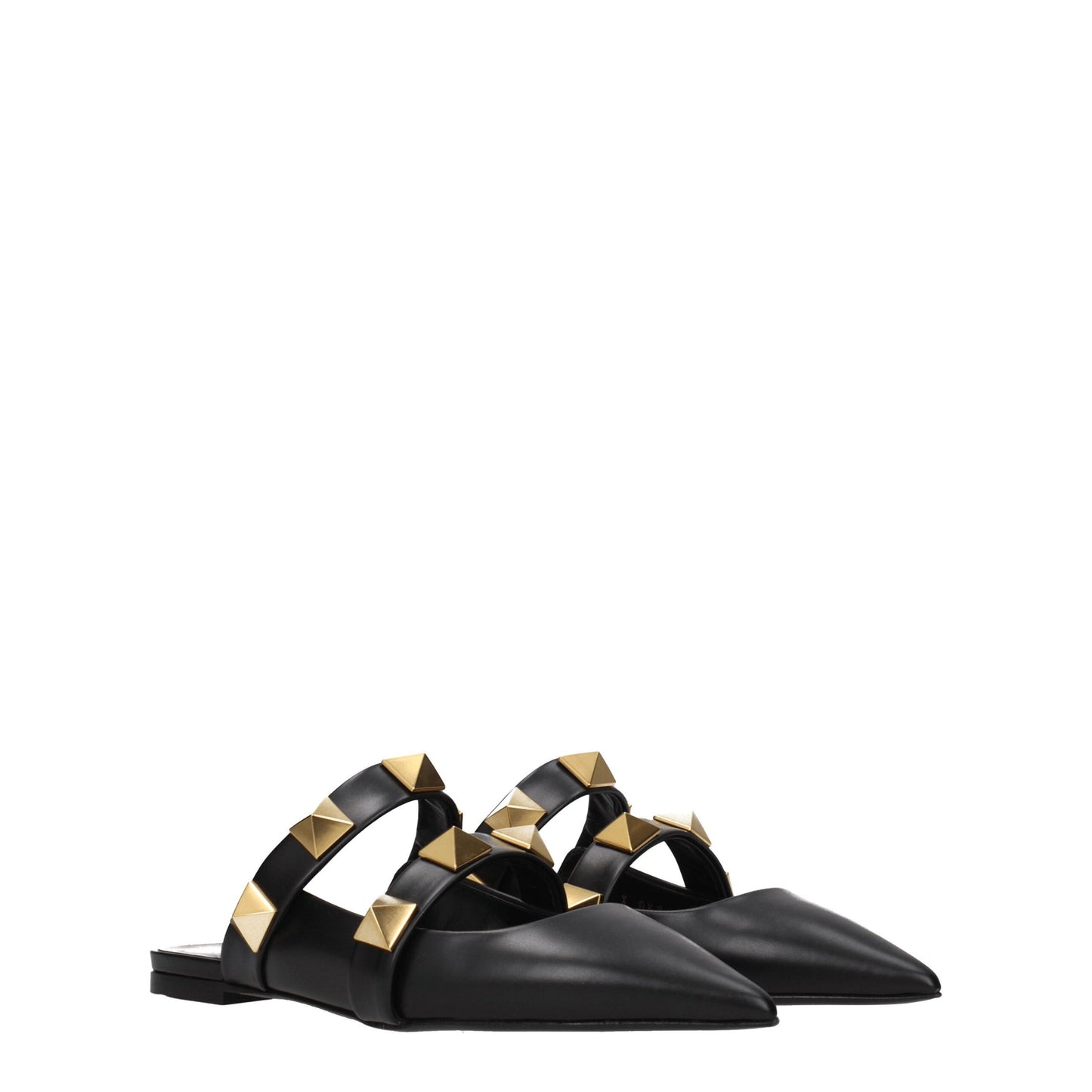 Valentino Garavani Black Leather Mules - from Valentino Garavani
