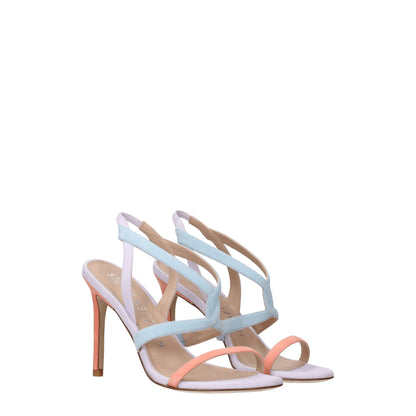 Stuart Weitzman Multicolor Leather Stiletto Heels Sandals - from Stuart Weitzman