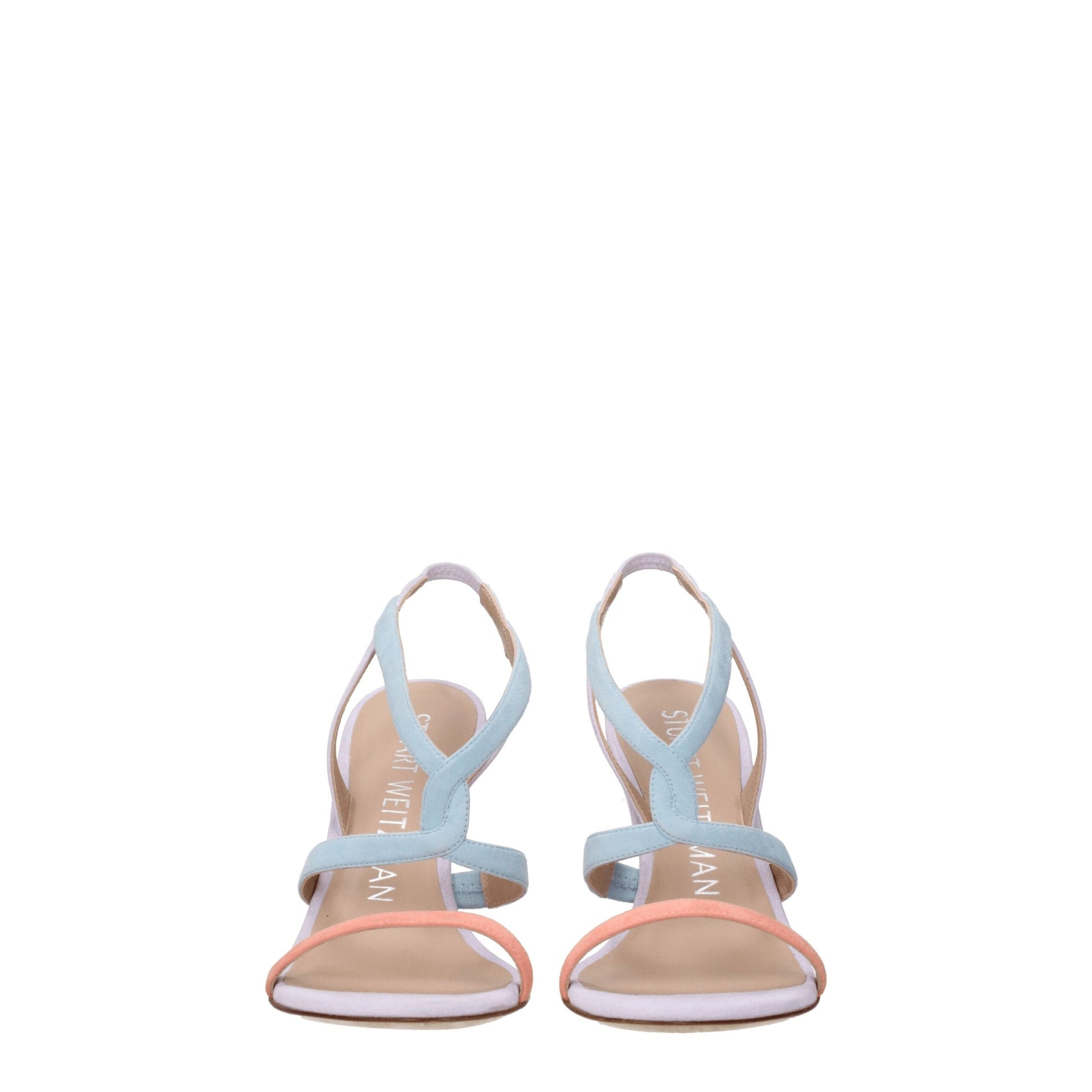 Stuart Weitzman Multicolor Leather Stiletto Heels Sandals - from Stuart Weitzman
