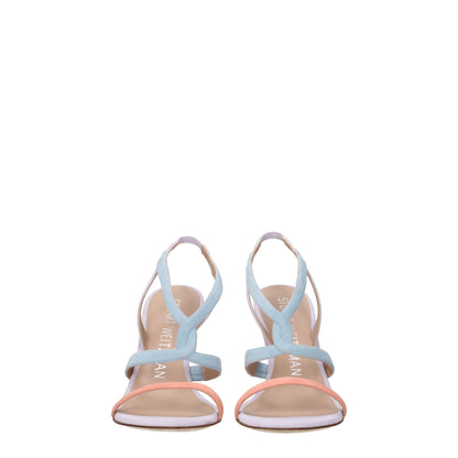 Stuart Weitzman Multicolor Leather Stiletto Heels Sandals - from Stuart Weitzman