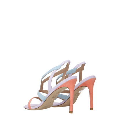 Stuart Weitzman Multicolor Leather Stiletto Heels Sandals - from Stuart Weitzman