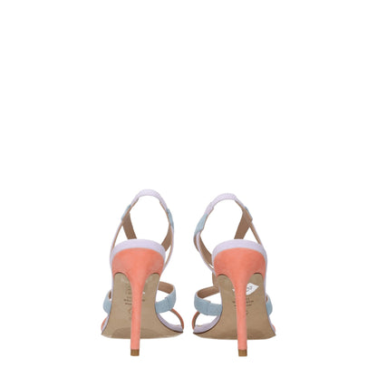 Stuart Weitzman Multicolor Leather Stiletto Heels Sandals - from Stuart Weitzman