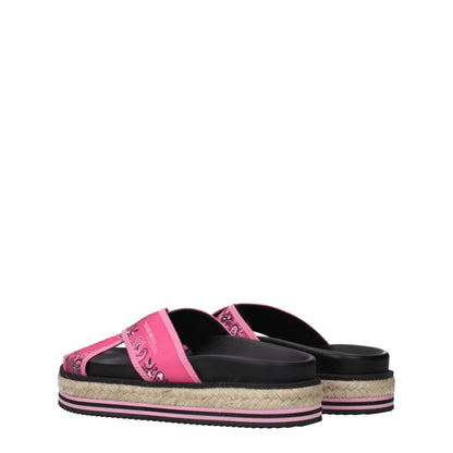 Kenzo Pink Fabric Slippers Sandals - from Kenzo