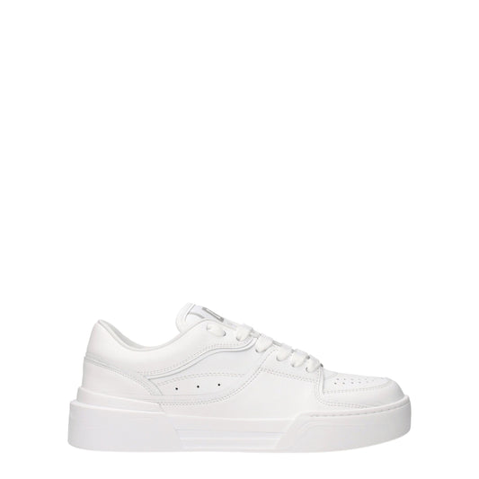 Dolce & Gabbana White Leather Low Tops - from Dolce & Gabbana