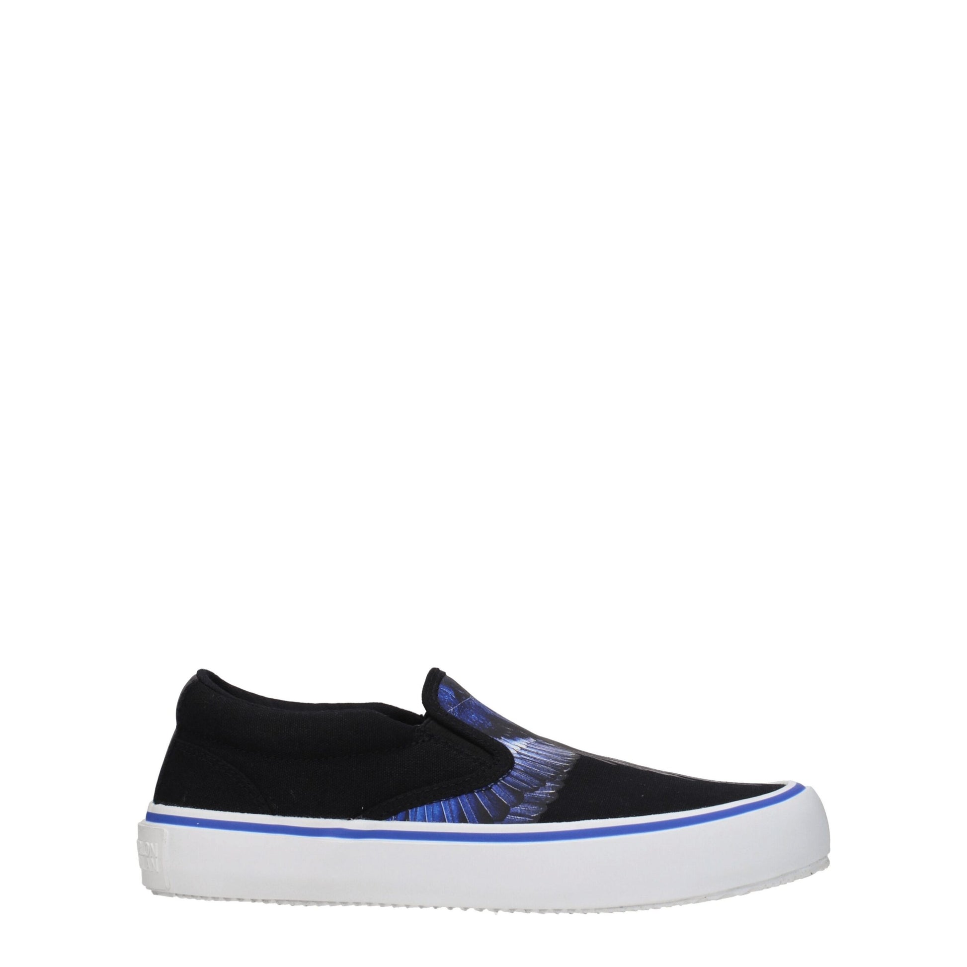 Marcelo Burlon Black Fabric Slip-On Loafers - from Marcelo Burlon