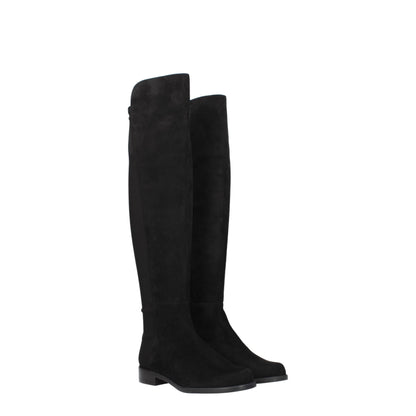 Stuart Weitzman Black Leather Over The Knee - from Stuart Weitzman