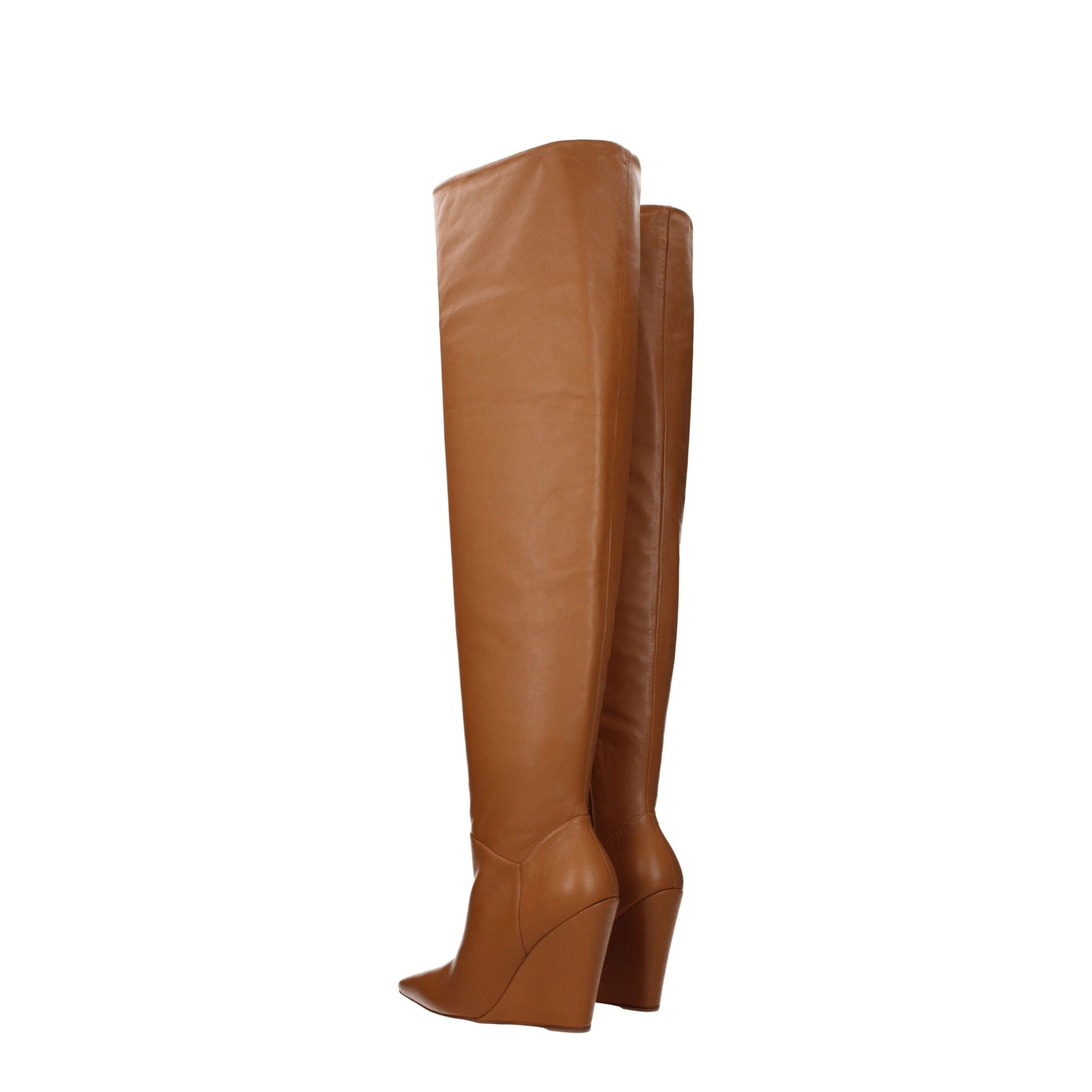 Stuart Weitzman Brown Leather Over The Knee - from Stuart Weitzman
