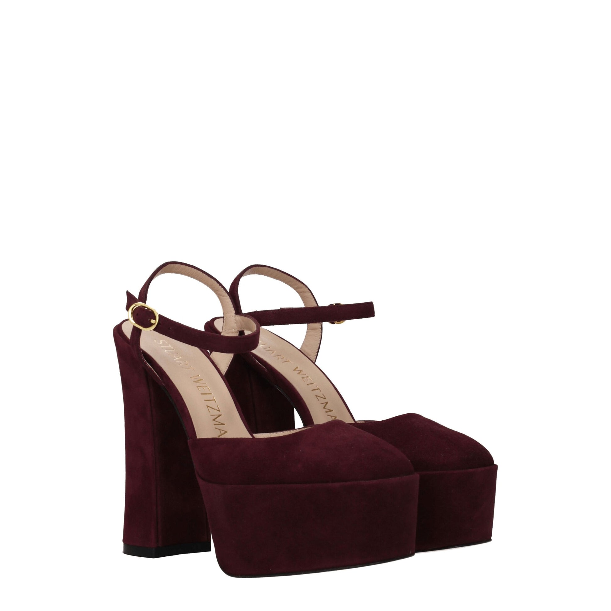 Stuart Weitzman Red Leather Platforms - from Stuart Weitzman