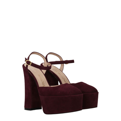 Stuart Weitzman Red Leather Platforms - from Stuart Weitzman