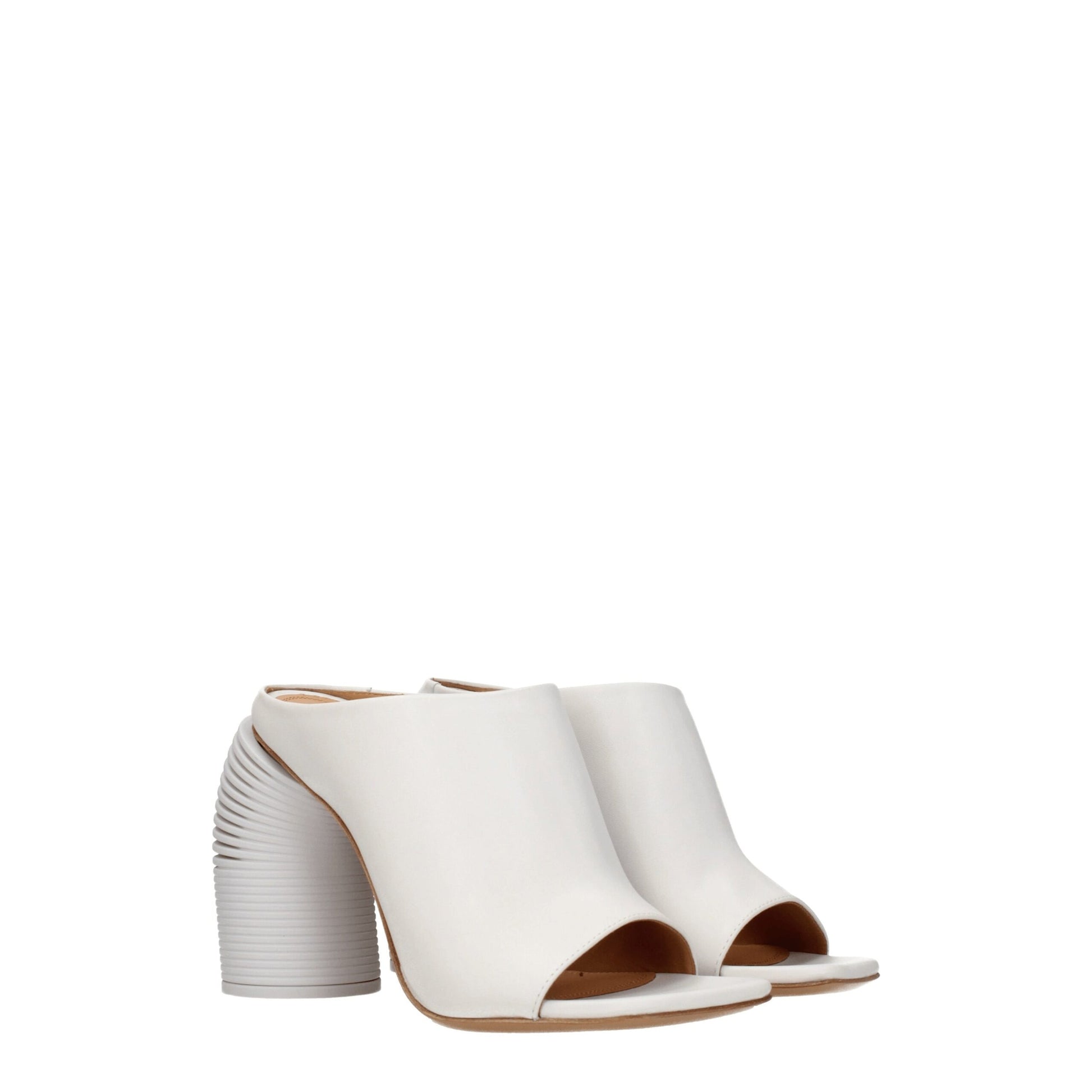 Off-White White Leather Platforms - from Off-White