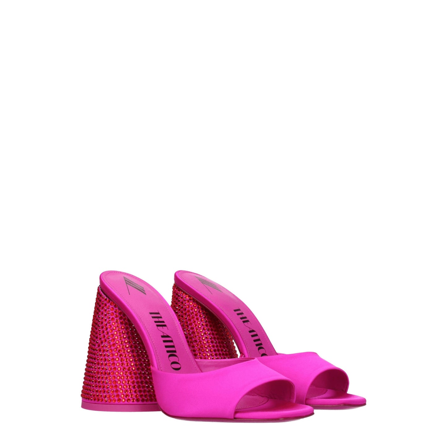 The Attico Pink Satin Platforms - from The Attico