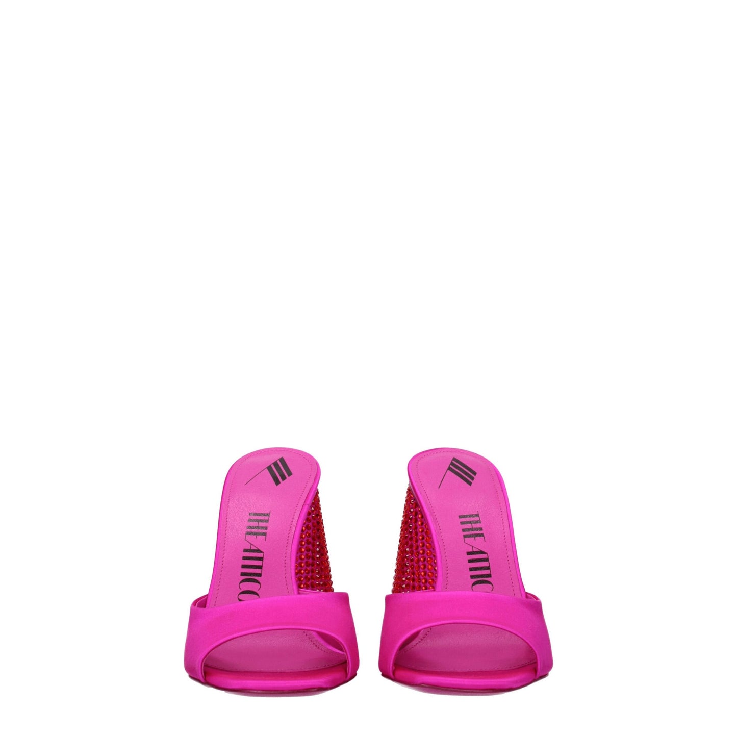 The Attico Pink Satin Platforms - from The Attico