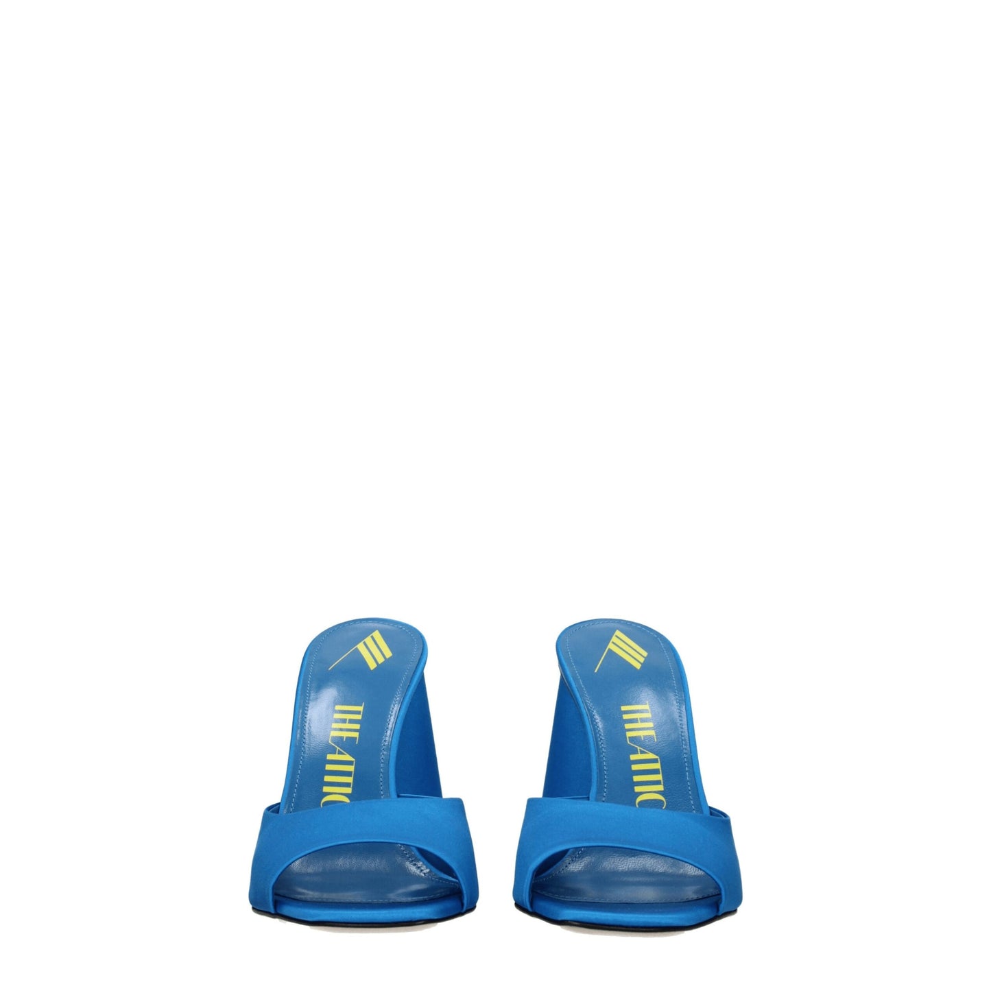 The Attico Light Blue Satin Platforms - from The Attico