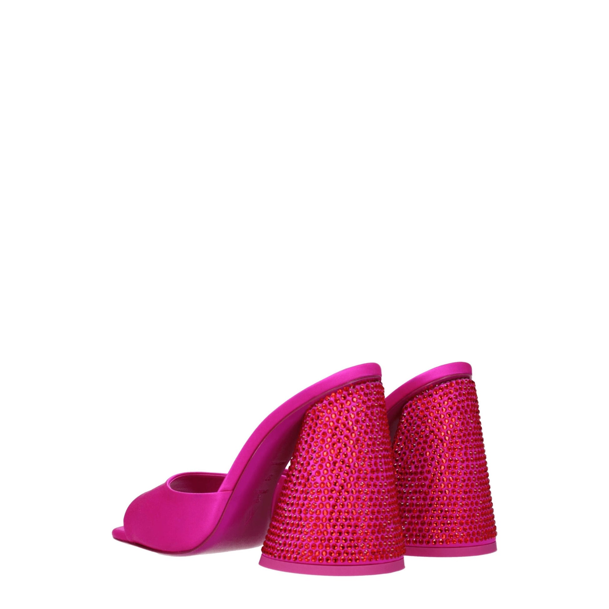 The Attico Pink Satin Platforms - from The Attico