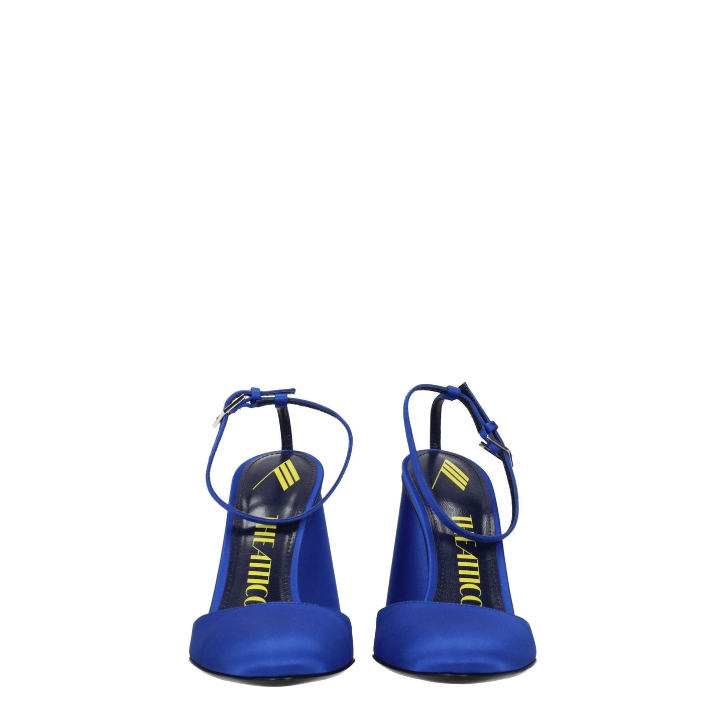The Attico Blue Satin Platforms - from The Attico