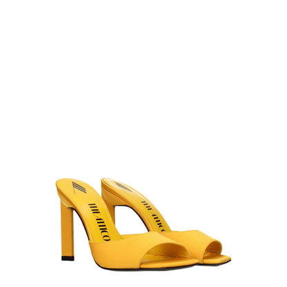 The Attico Orange Satin Stiletto Heels Sandals - from The Attico