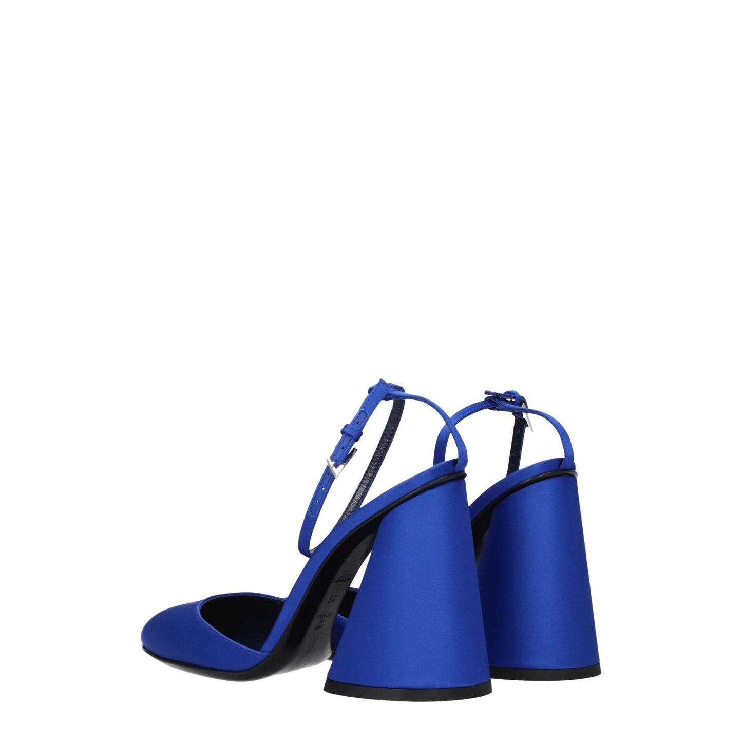 The Attico Blue Satin Platforms - from The Attico