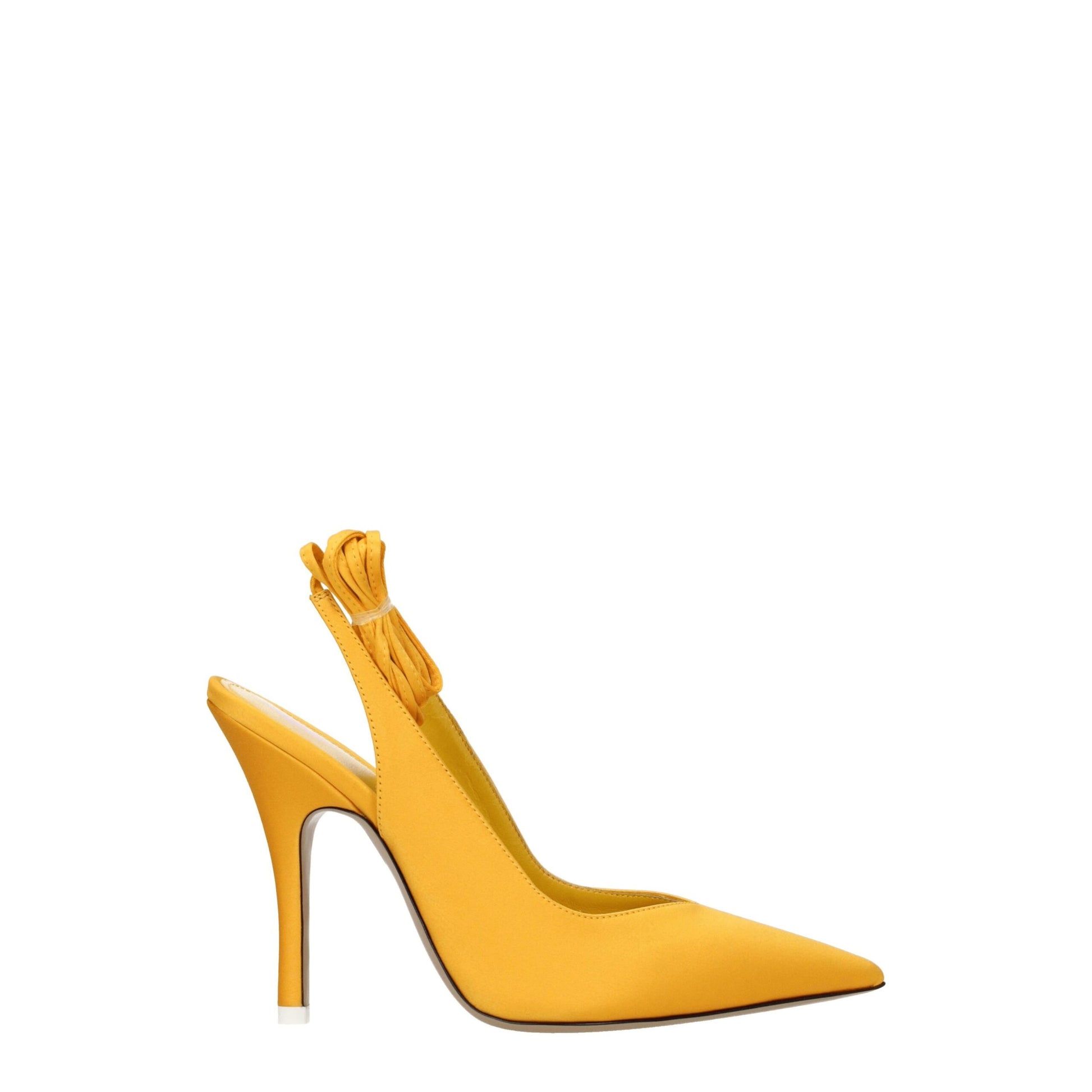 The Attico Orange Satin High Heel Pumps - from The Attico