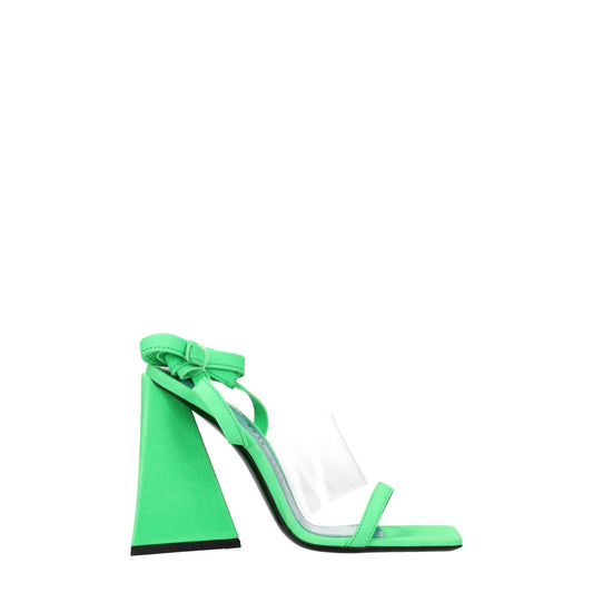 The Attico Transparent Leather Flat Sandals - from The Attico
