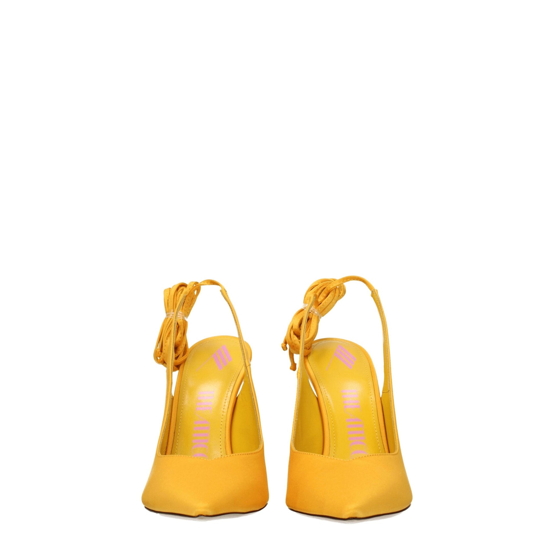 The Attico Orange Satin High Heel Pumps - from The Attico