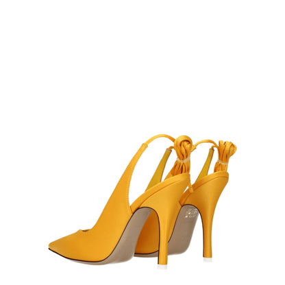 The Attico Orange Satin High Heel Pumps - from The Attico