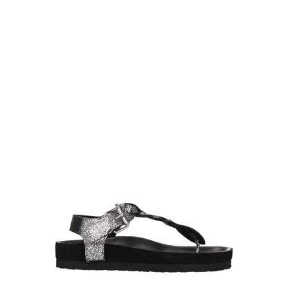 Isabel Marant Black Leather Flip-Flop Sandals - from Isabel Marant