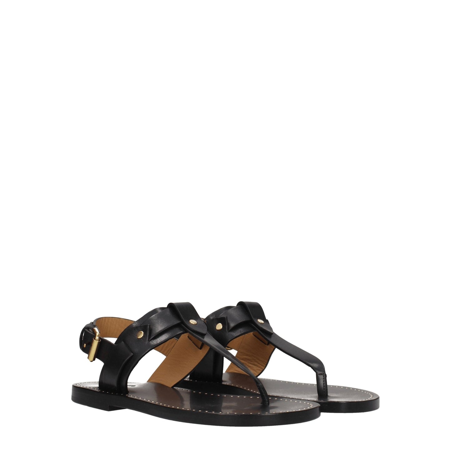 Isabel Marant Black Leather Flip-Flop Sandals - from Isabel Marant