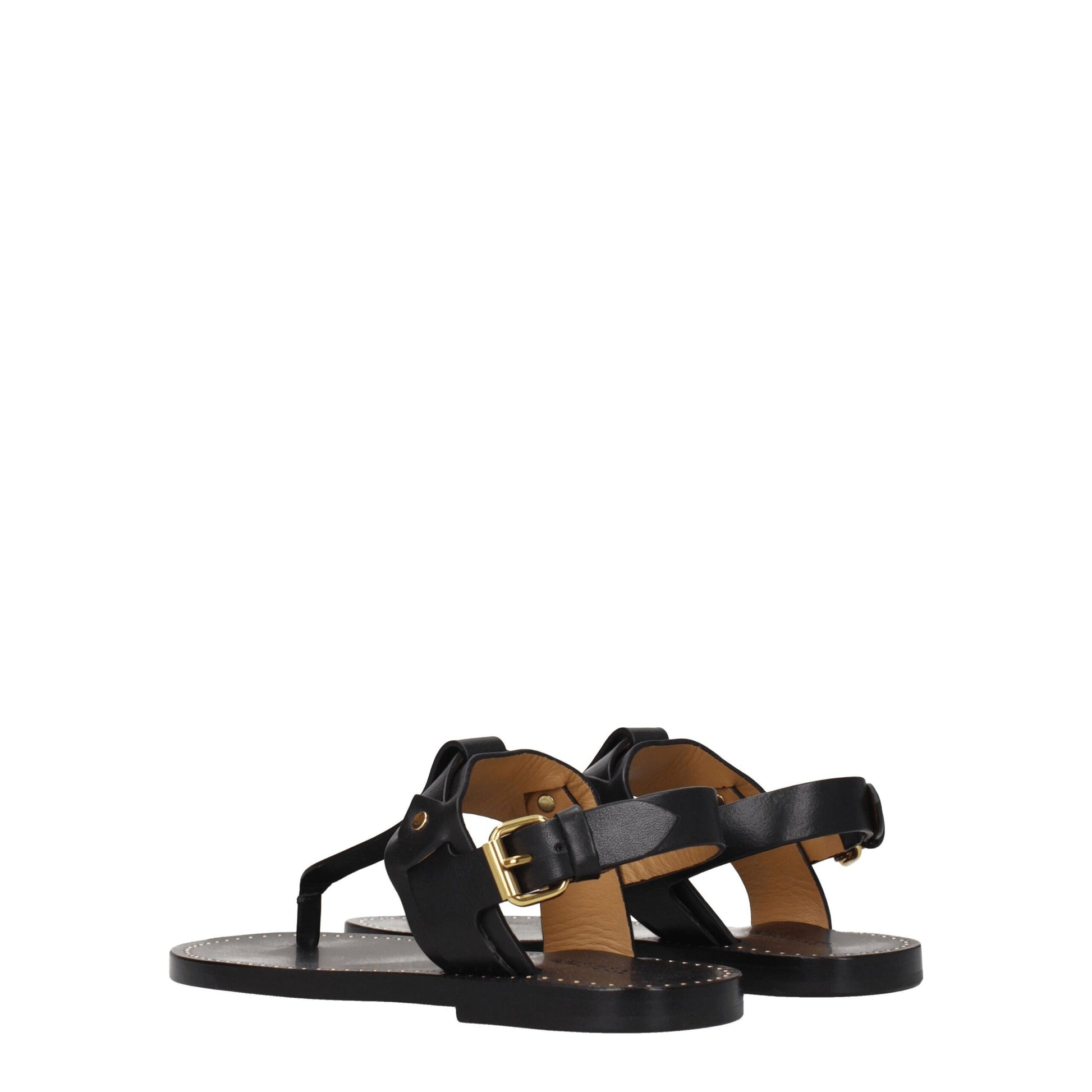 Isabel Marant Black Leather Flip-Flop Sandals - from Isabel Marant