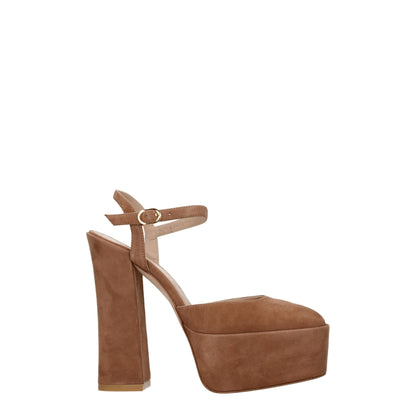 Stuart Weitzman Beige Leather Platforms - from Stuart Weitzman