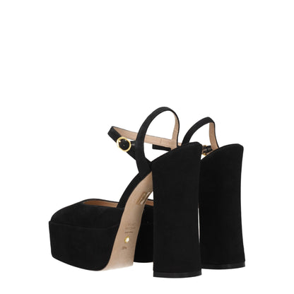 Stuart Weitzman Black Leather Platforms - from Stuart Weitzman