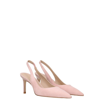 Stuart Weitzman Pink Leather Mid Heel Pumps - from Stuart Weitzman