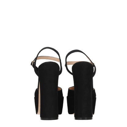 Stuart Weitzman Black Leather Platforms - from Stuart Weitzman