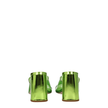 Miu Miu Green Plexiglass Platforms - from Miu Miu
