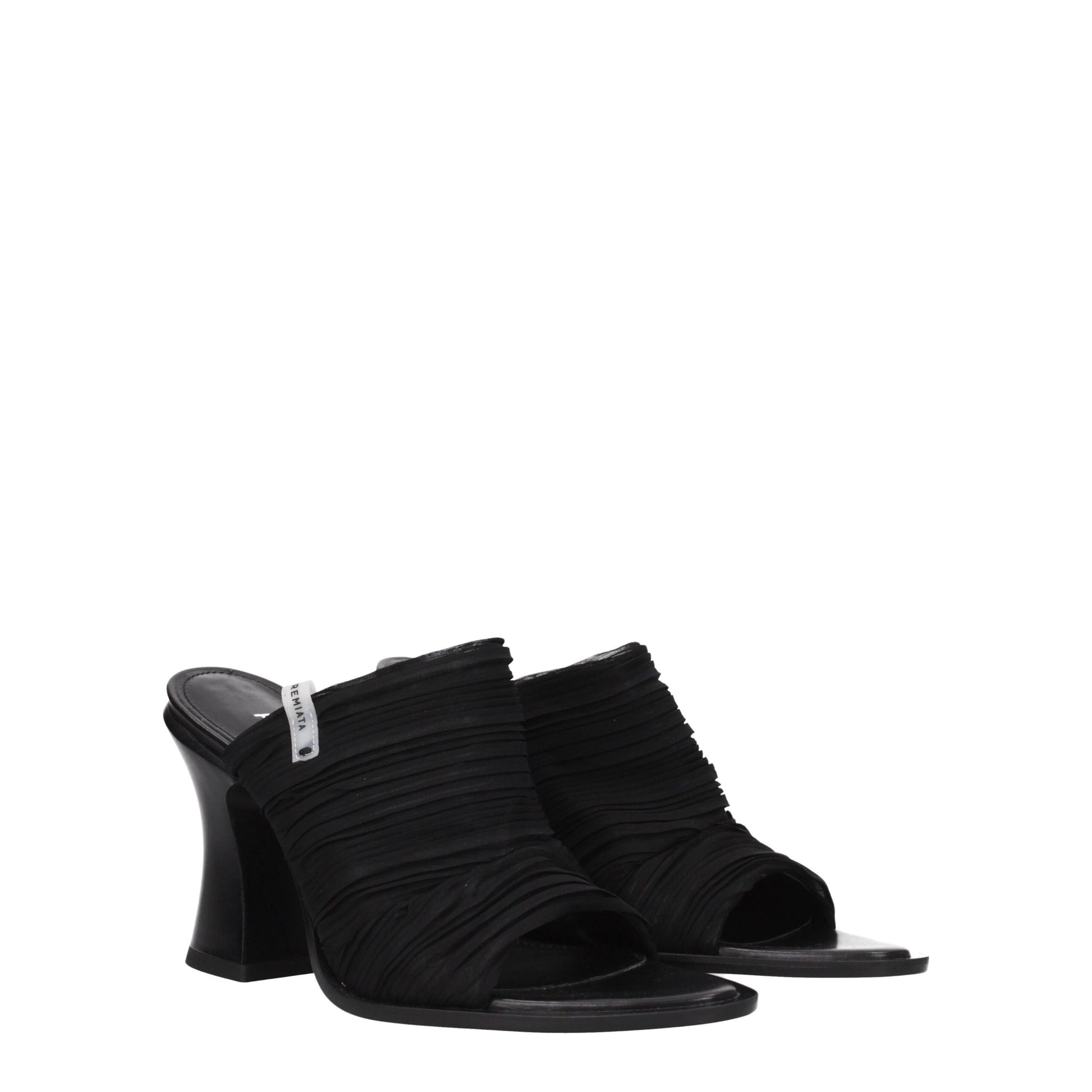 Premiata Black Fabric Platforms by Premiata