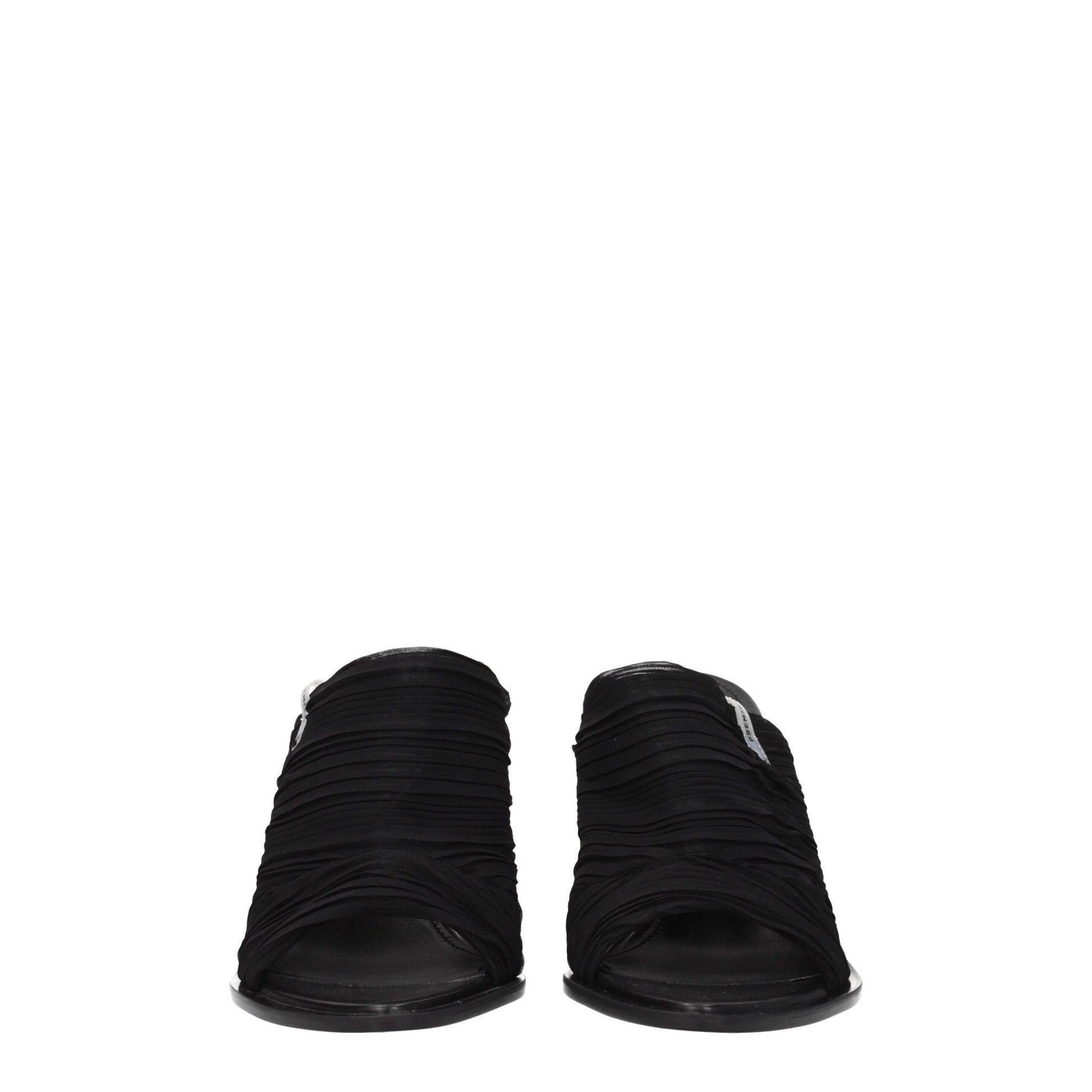 Premiata Black Fabric Platforms by Premiata