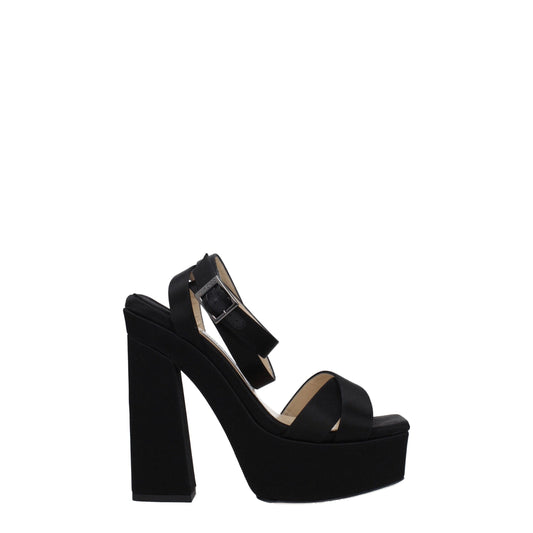 Jimmy Choo Black Satin Platforms - from Jimmy Choo