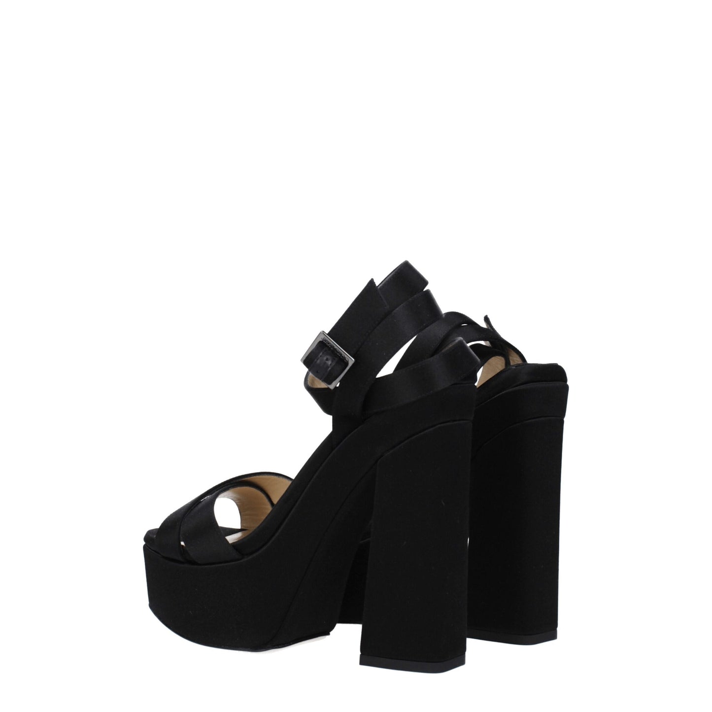 Jimmy Choo Black Satin Platforms - from Jimmy Choo