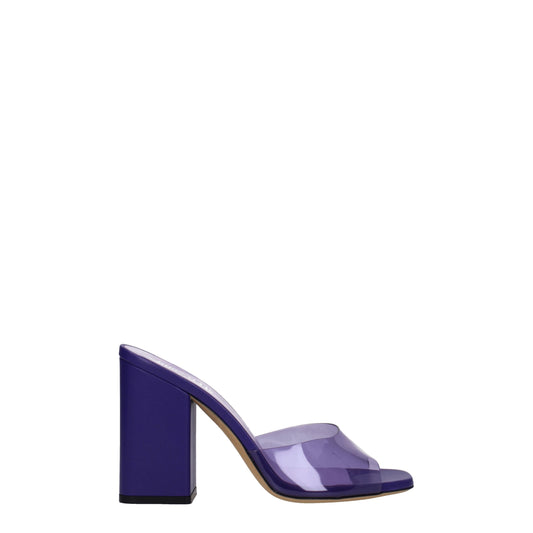 Paris Texas Purple PVC Platforms