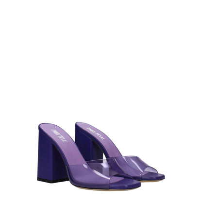 Paris Texas Purple PVC Platforms