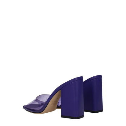 Paris Texas Purple PVC Platforms