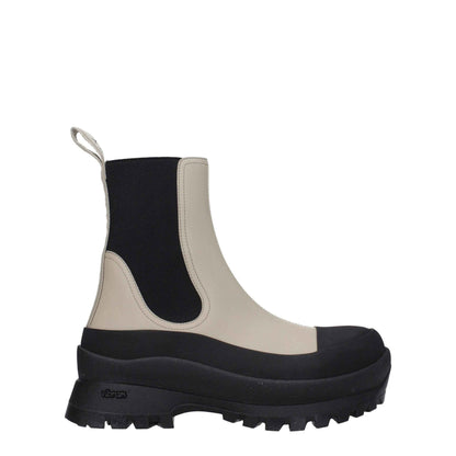 Stella McCartney Enkellaarsjes Eco Leer Zwart 5,5 cm