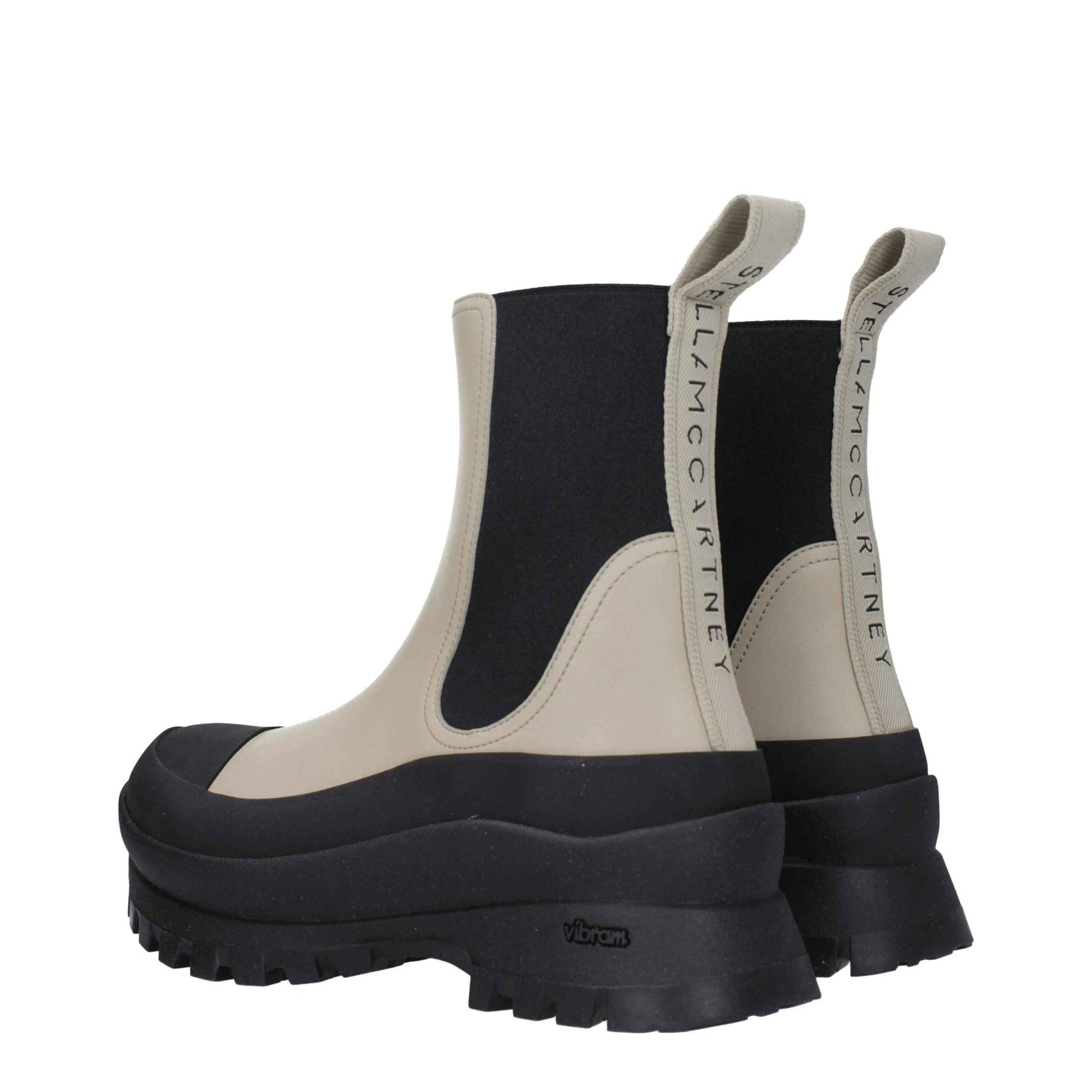 Stella McCartney Enkellaarsjes Eco Leer Zwart 5,5 cm
