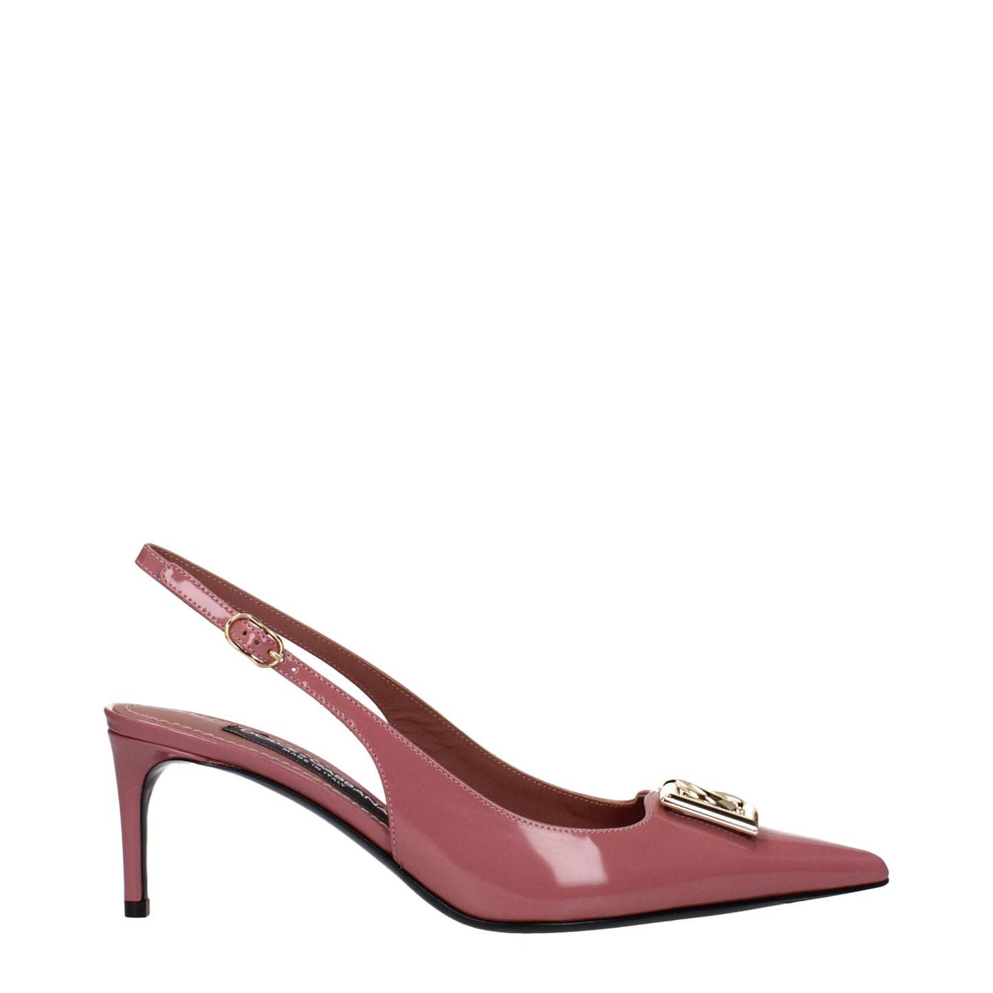 Dolce &amp; Gabbana Pink Leather High Heel Pumps