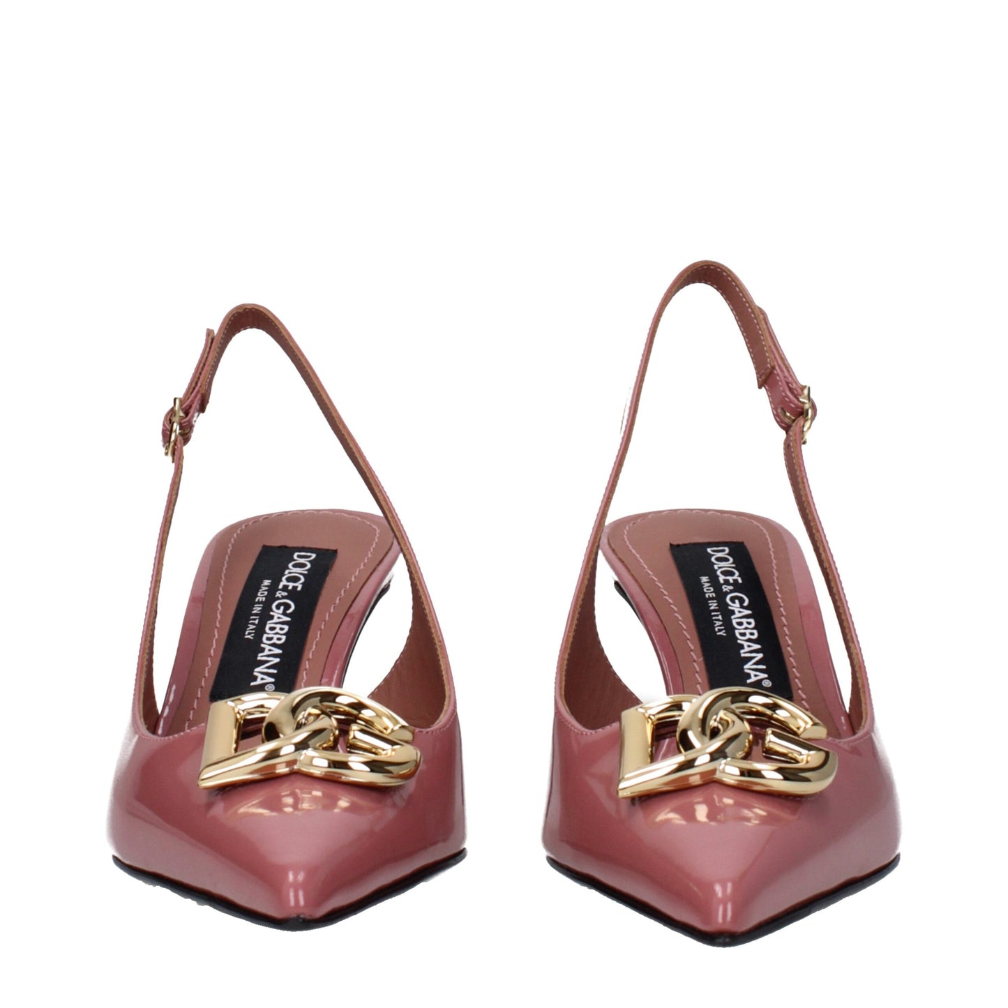 Dolce &amp; Gabbana Pink Leather High Heel Pumps