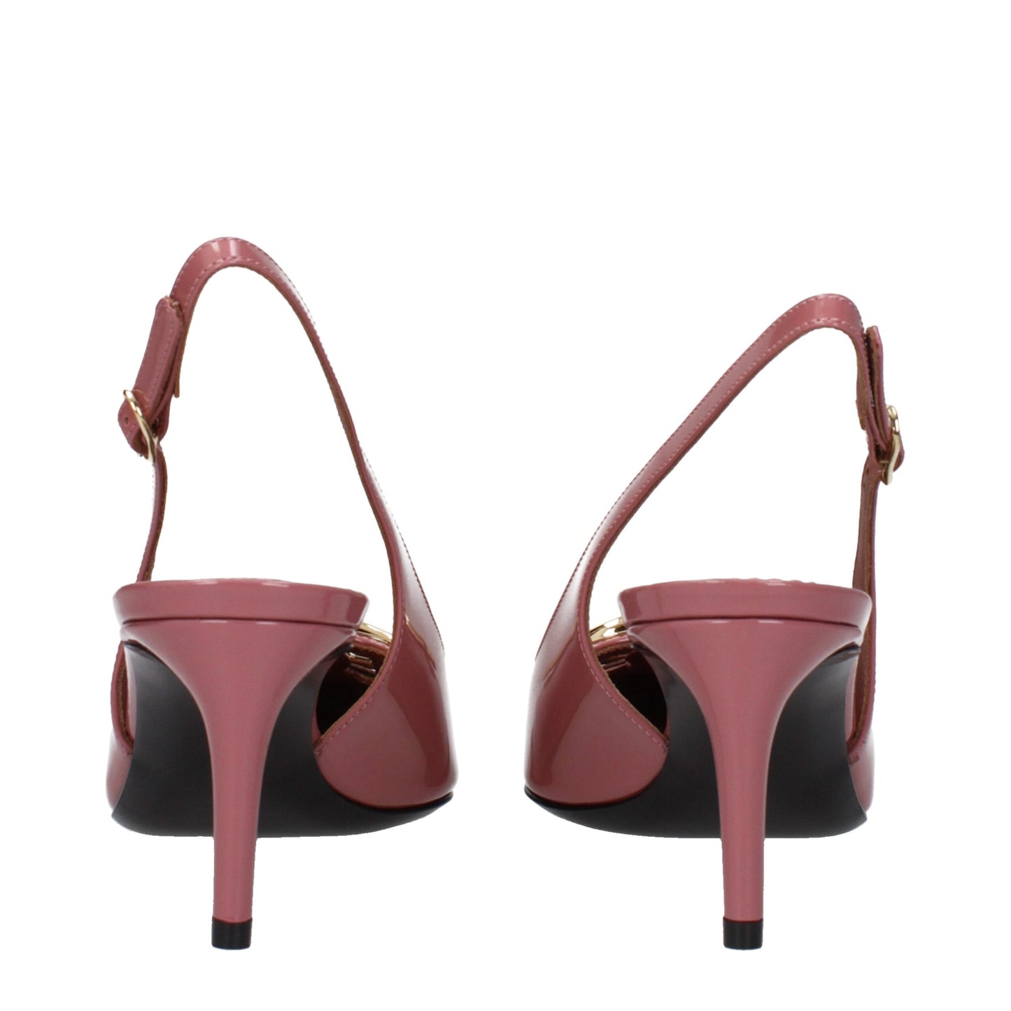 Dolce &amp; Gabbana Pink Leather High Heel Pumps