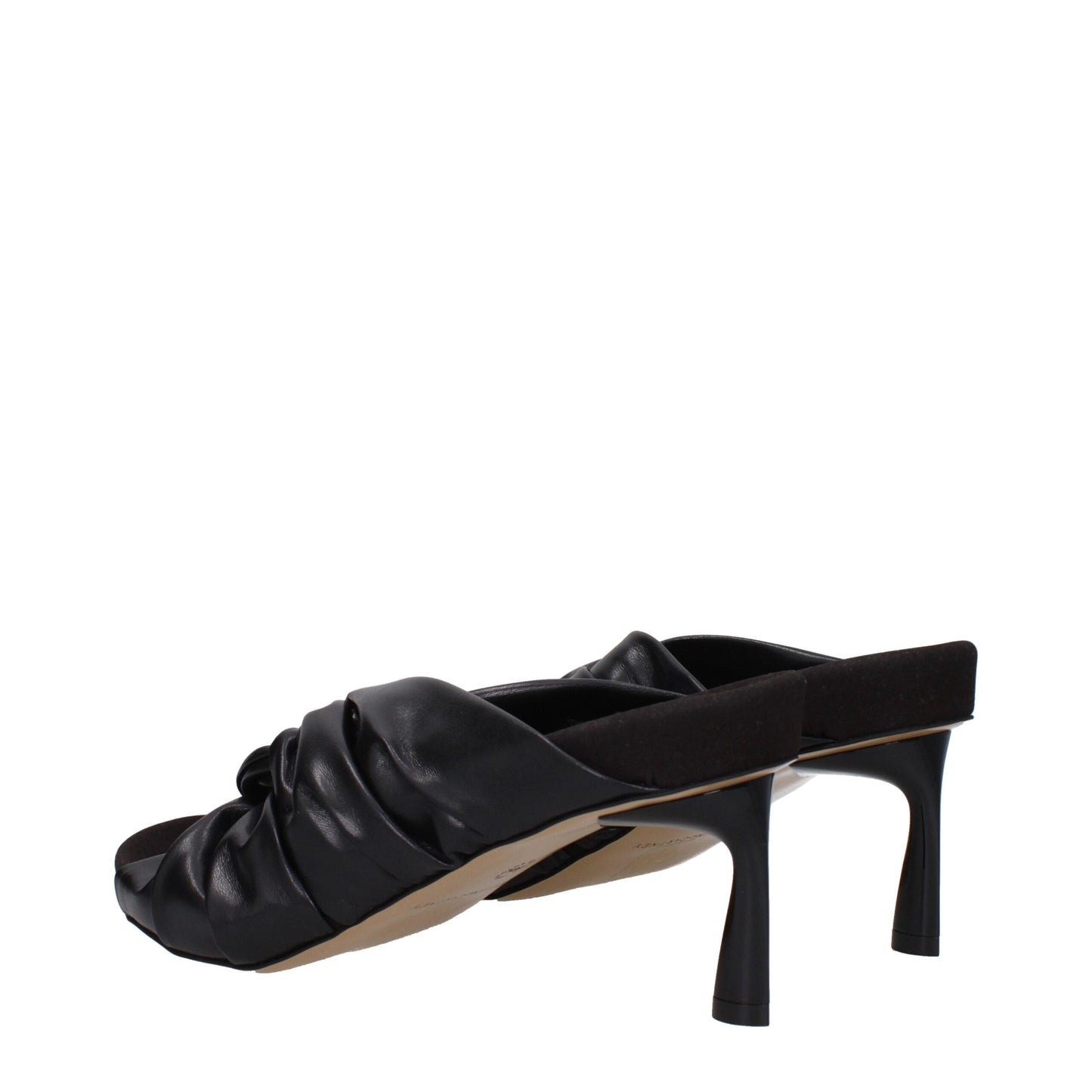 Stella McCartney Eco Leer Stiletto Sandalen Zwart 7 cm