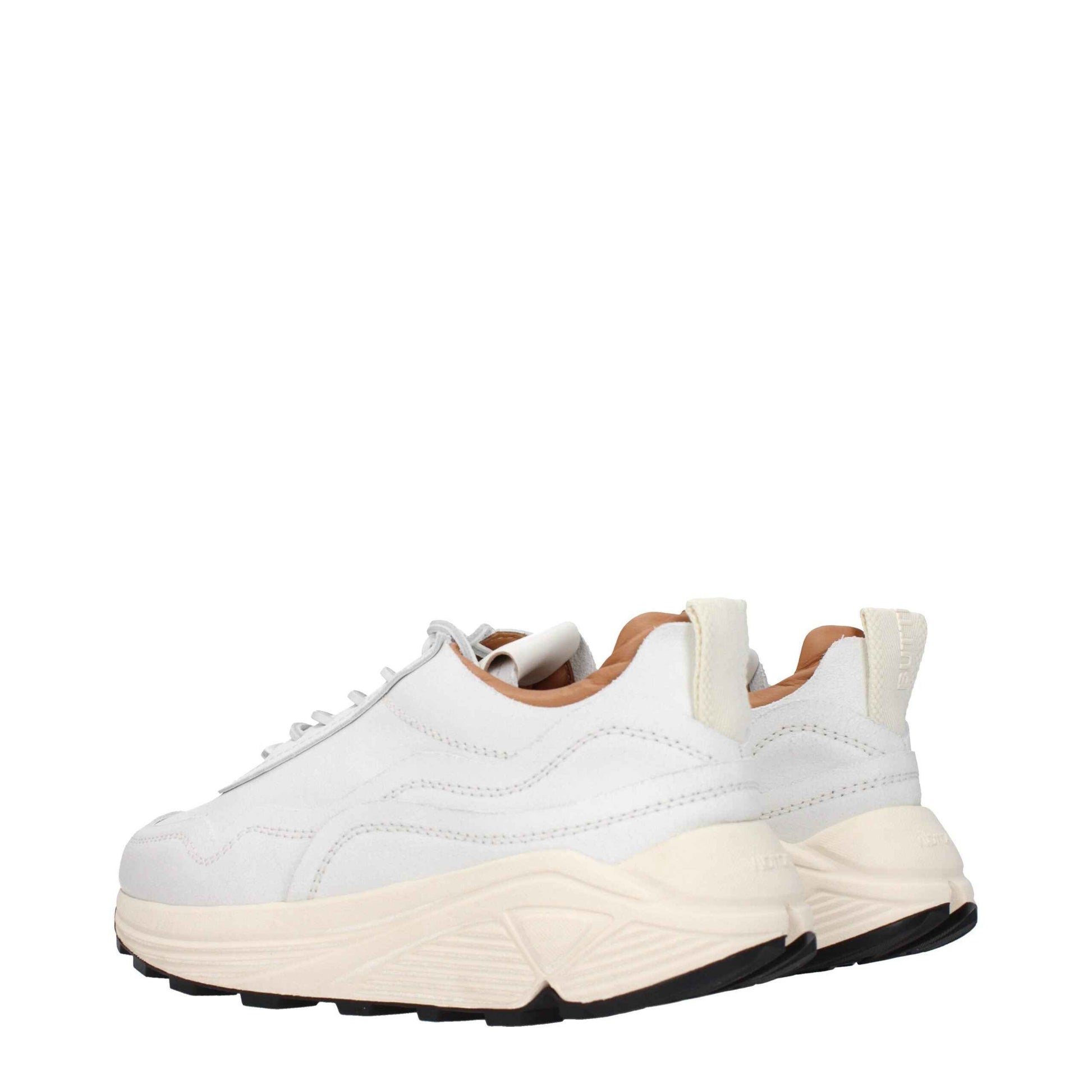 Buttero Chunky Sneakers Leer Sneakers Premium – Wit/42EU