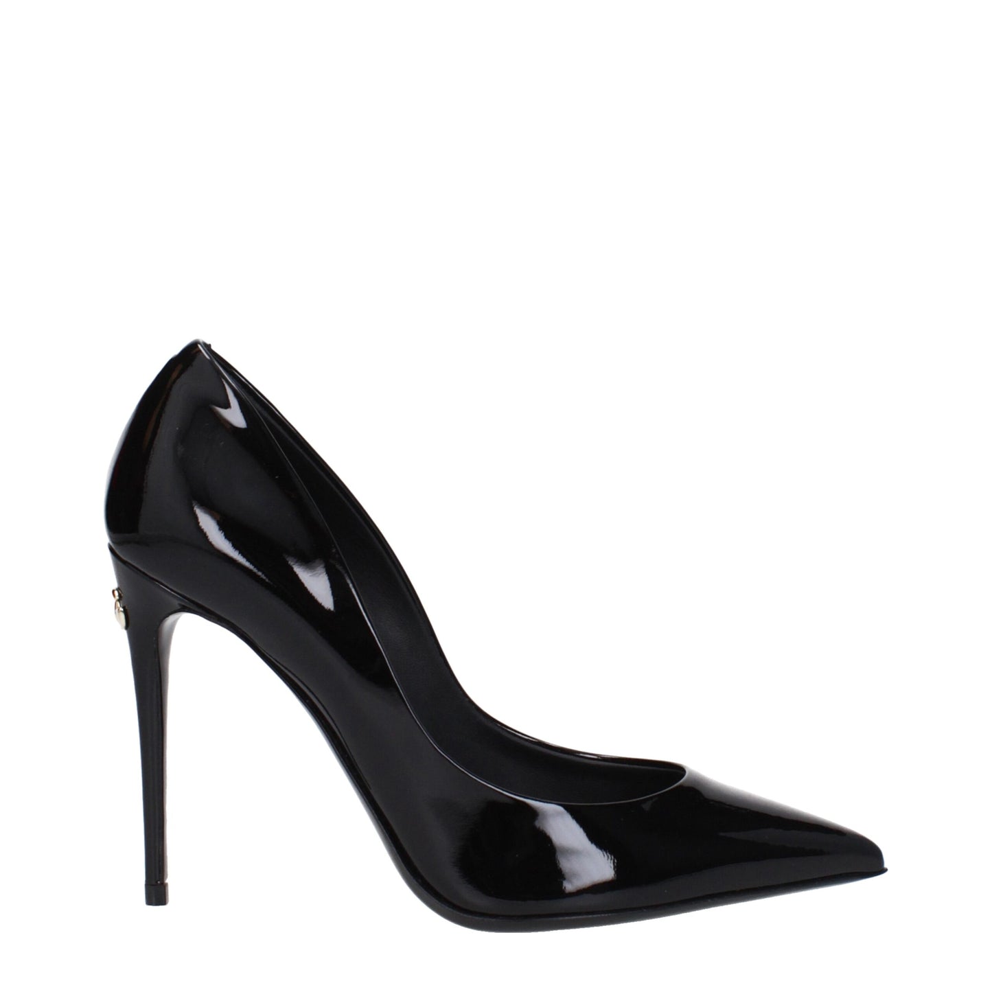 Dolce &amp; Gabbana Black Leather Broch